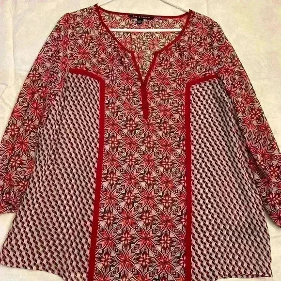 Zac & Rachael blouse size large - Picture 1 of 3